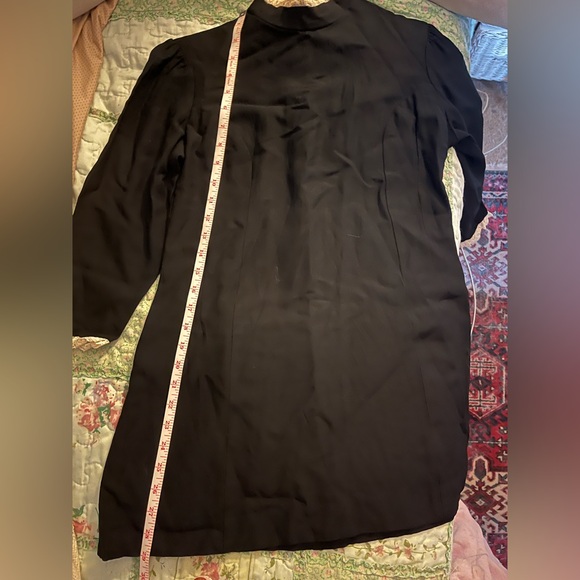 Vintage black lace-edged blouse / cream lace Wednesday handmade one of a kind - Picture 11 of 12